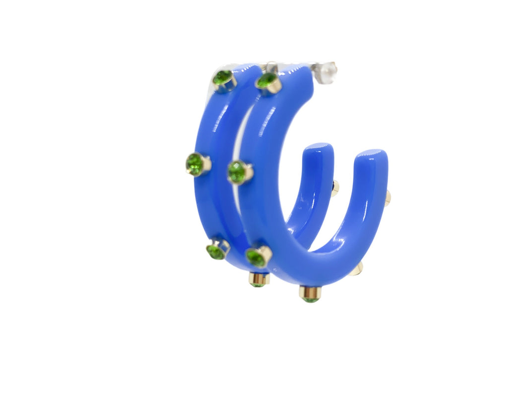 BeJeweled Hoops 1 1/4