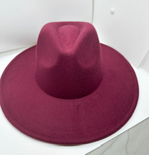 Fedora Hat Burgandy