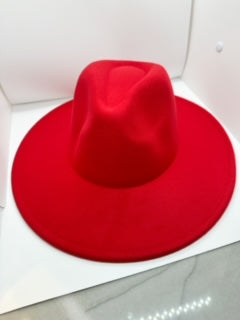 Fedora Hat Red