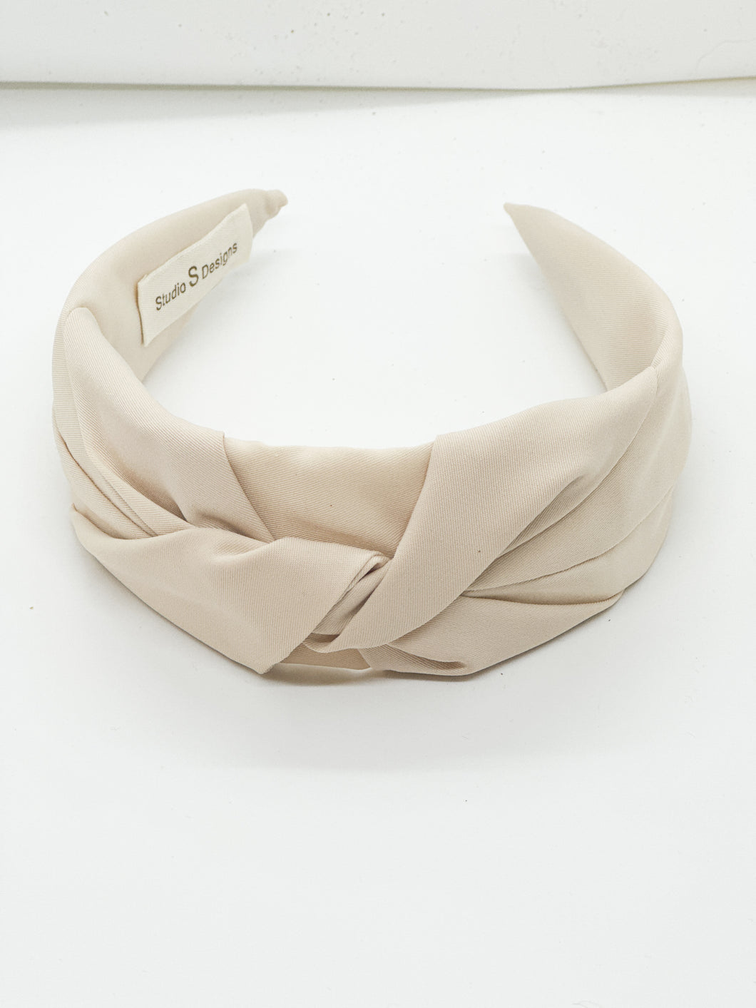 Cream Twisted Headband