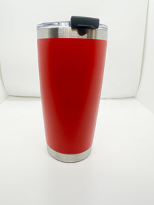 20 OZ RED TUMBLER CUSTOMIZABLE