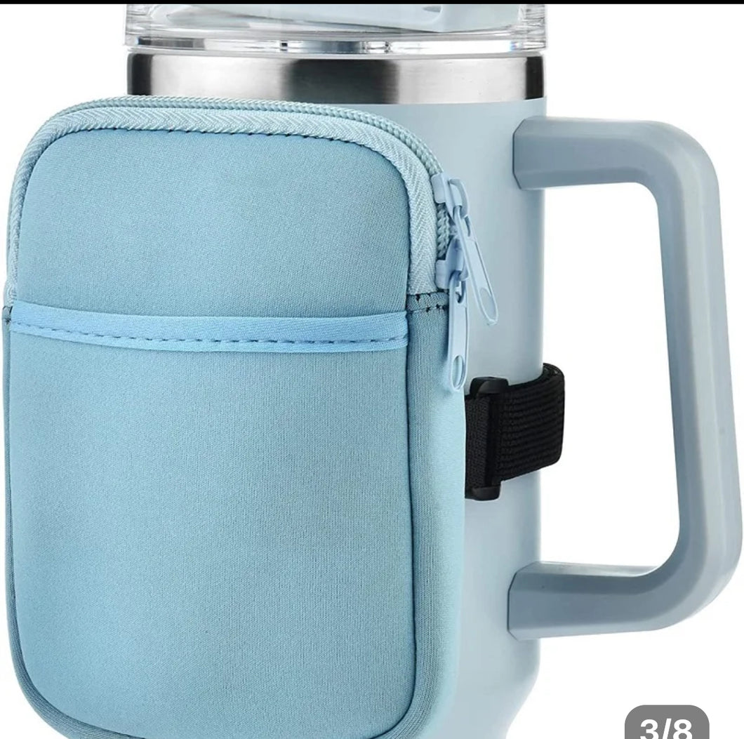 TUMBLER POUCH LIGHT BLUE FOR 40 OZ CUP
