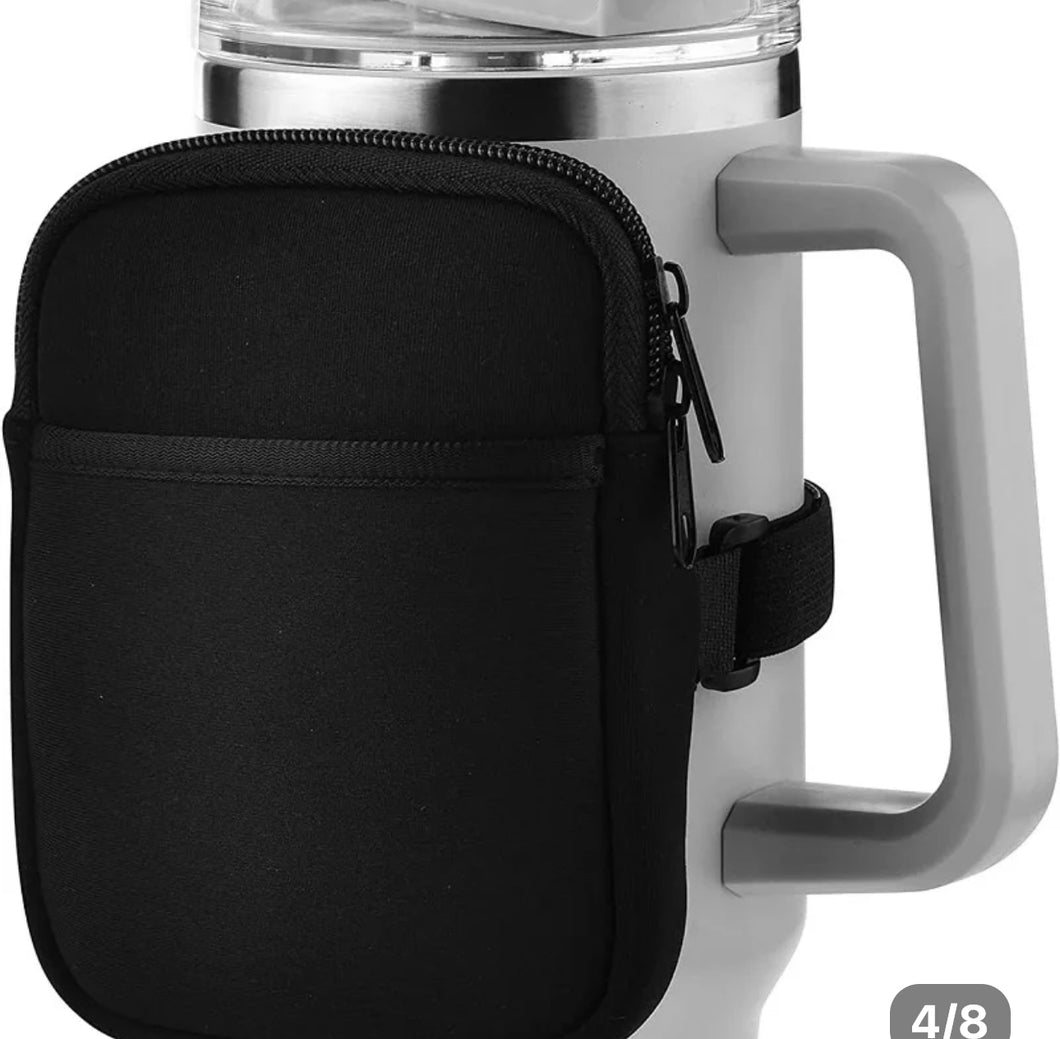 TUMBLER POUCH BLACK FOR 40 OZ CUP