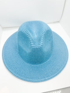 Light Blue Straw Hat 3