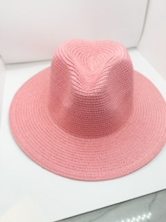 Pink Straw Hat 3