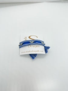 Tassel Bracelet Royal Blue with Eye Charm
