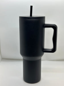 TUMBLER-40 OZ BLACK WITH LONGER BASE CUSTOMIZABLE