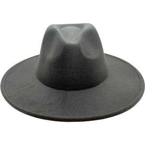 Fedora Hat-Charcoal Gray