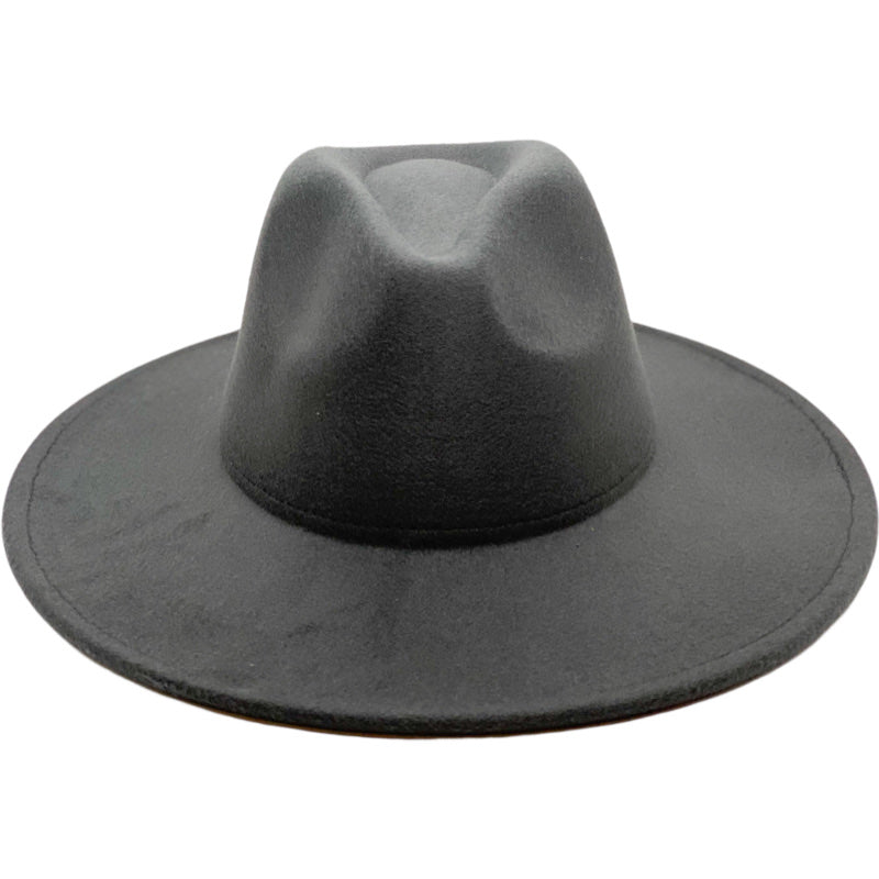 Fedora Hat-Charcoal Gray