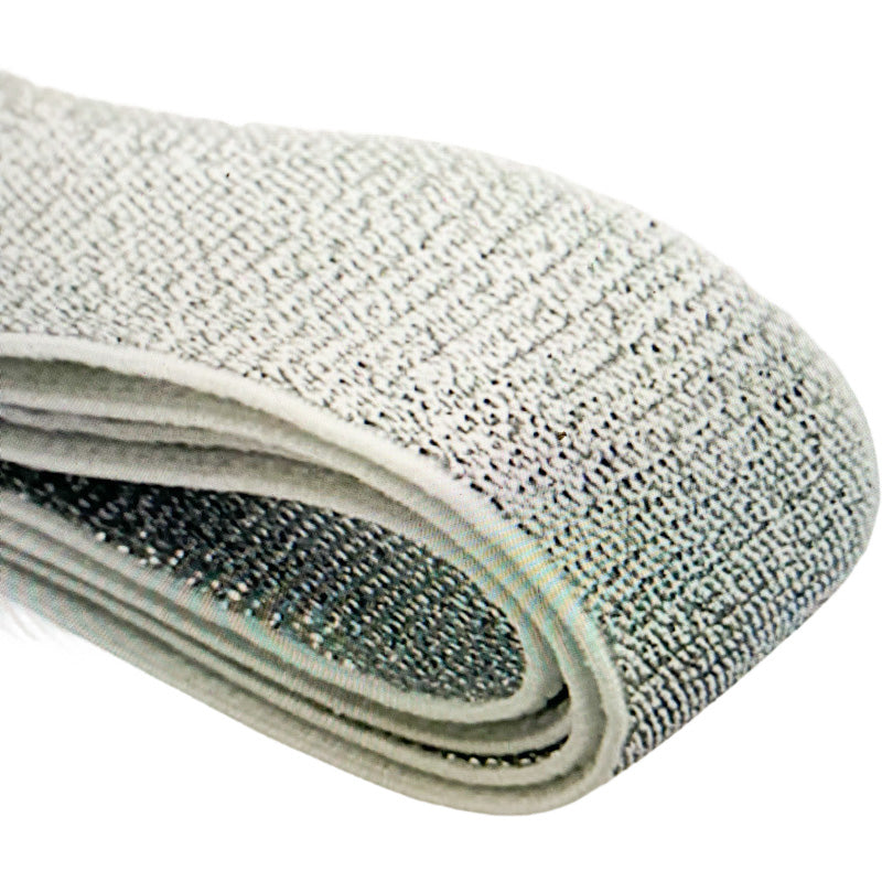 Fedora Hat Band-Metallic Silver
