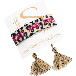 Embroidered Tassel Bracelet-Wild and Free