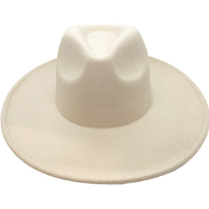Fedora Hat-Ivory