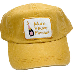 Embroidered Hat-More Veuve Please