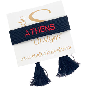 Embroidered Tassel Bracelet-Athens