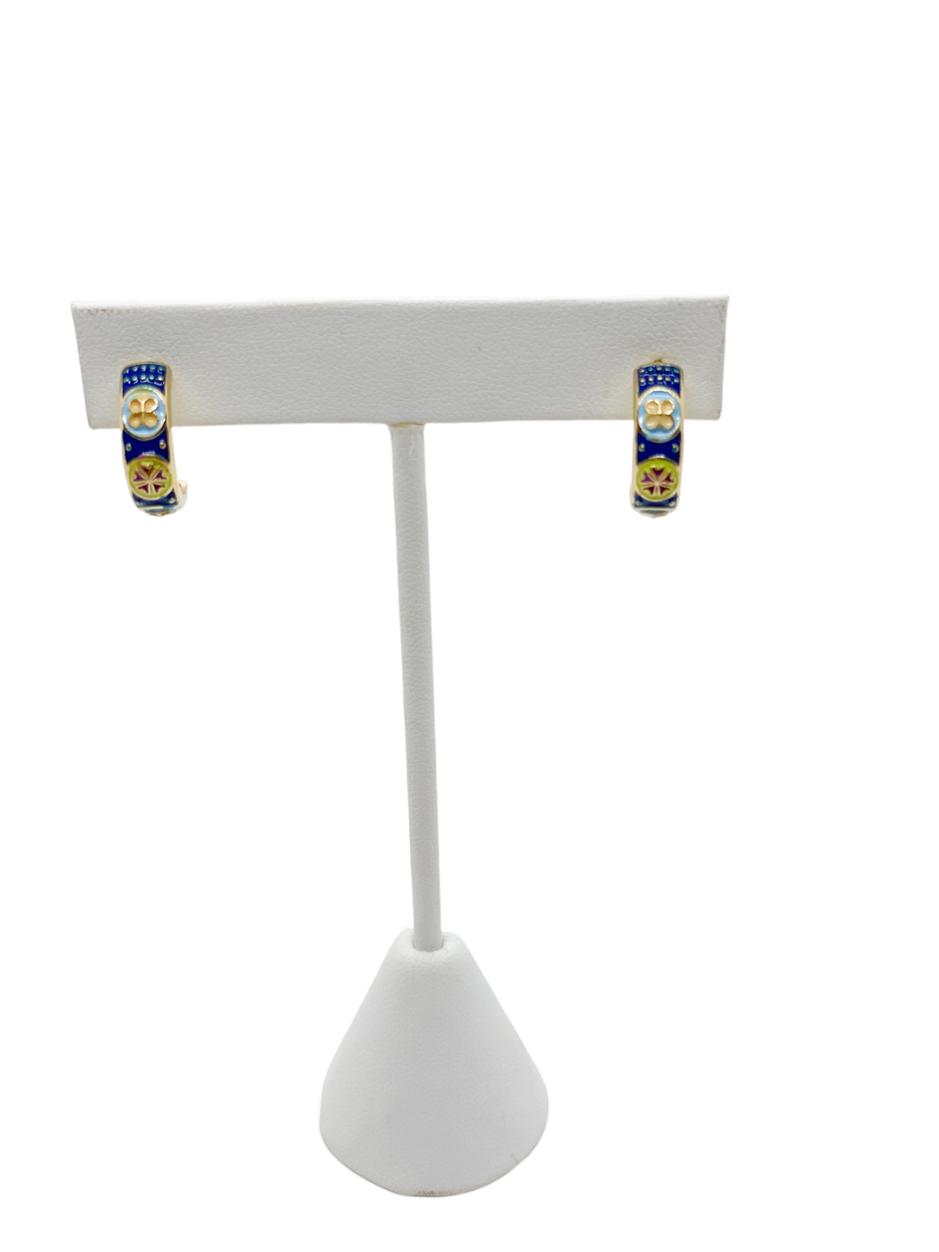 Small Ear Hoops-Butterflies and Flowers