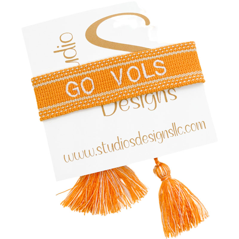 Embroidered Tassel Bracelet-Vols