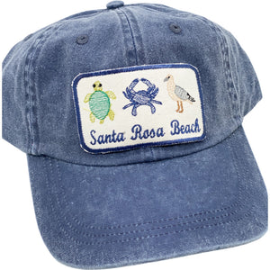 Customizable Embroidered Hat-Sea Trio