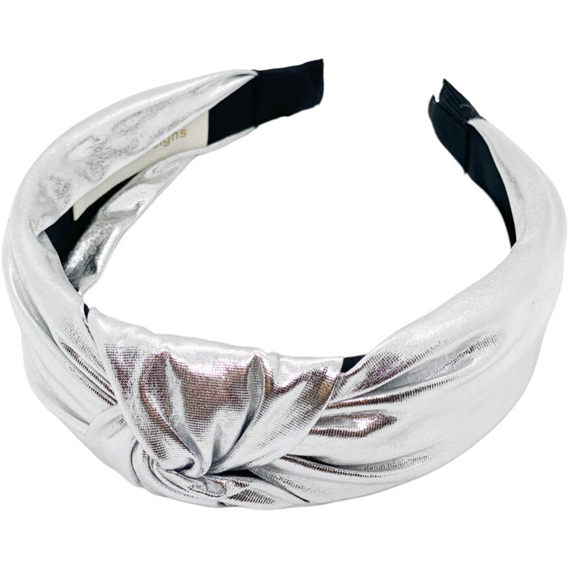 Silver Metallic Headband