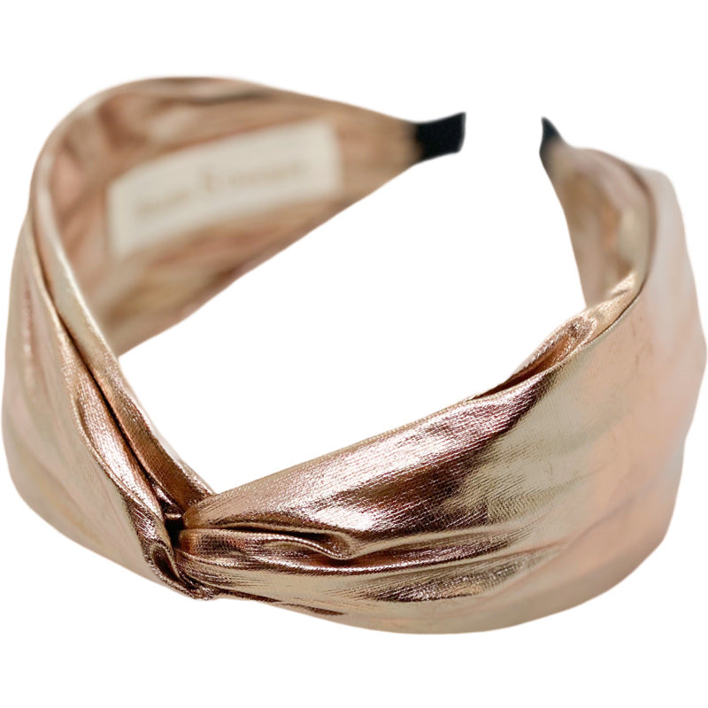 Rose Gold Metallic Headband