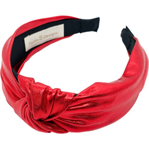 Red Metallic Headband