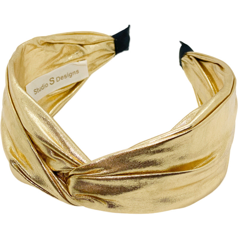 Gold Metallic Headband