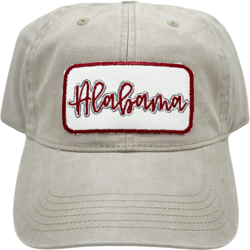 Embroidered Hat-Alabama (Double Script)