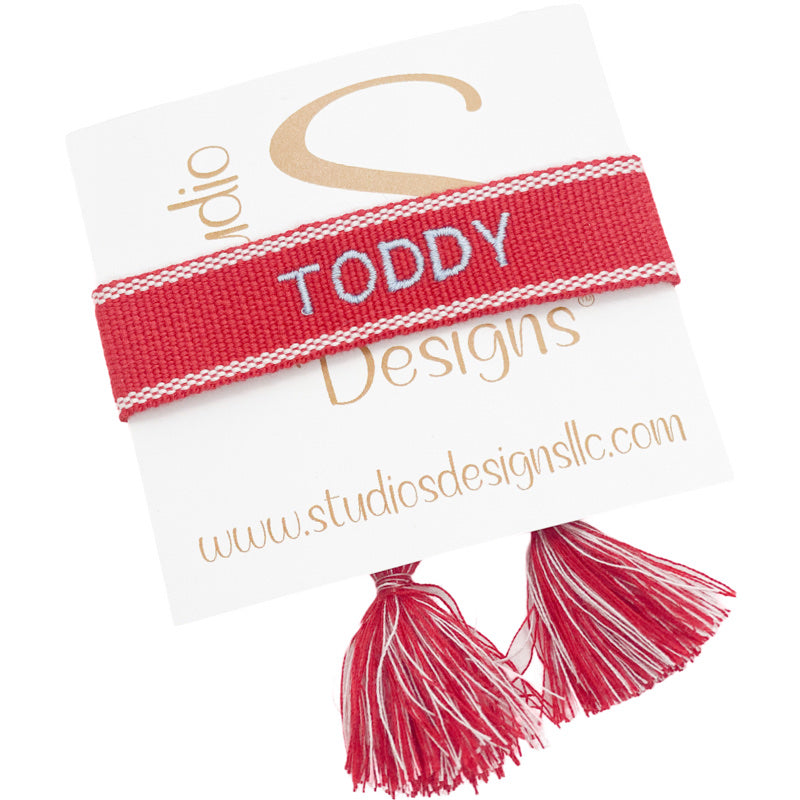 Embroidered Tassel Bracelet-Toddy