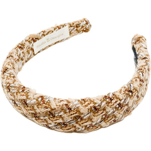 Brown Tweed Headband