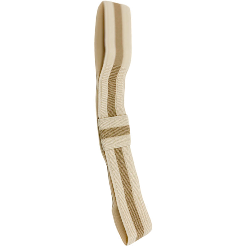 Fedora Hat Band-Beige Middle