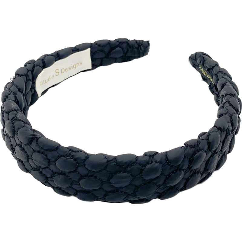 Black Blistered Headband