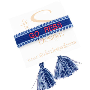 Embroidered Tassel Bracelet-Go Rebs