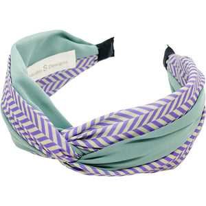Purple and Turquoise Headband