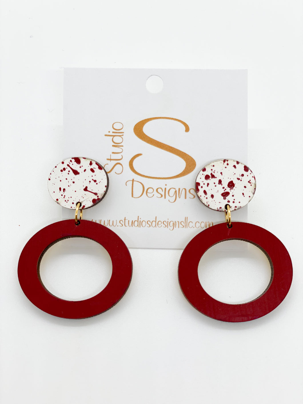 Offense Earrings-Univ ARK