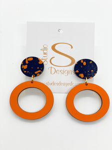 Offense Earrings-Auburn