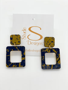 Defense Earrings-Ga Tech