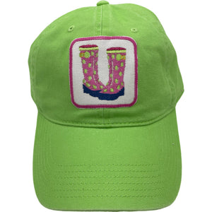 Embroidered Hat-Rainboots