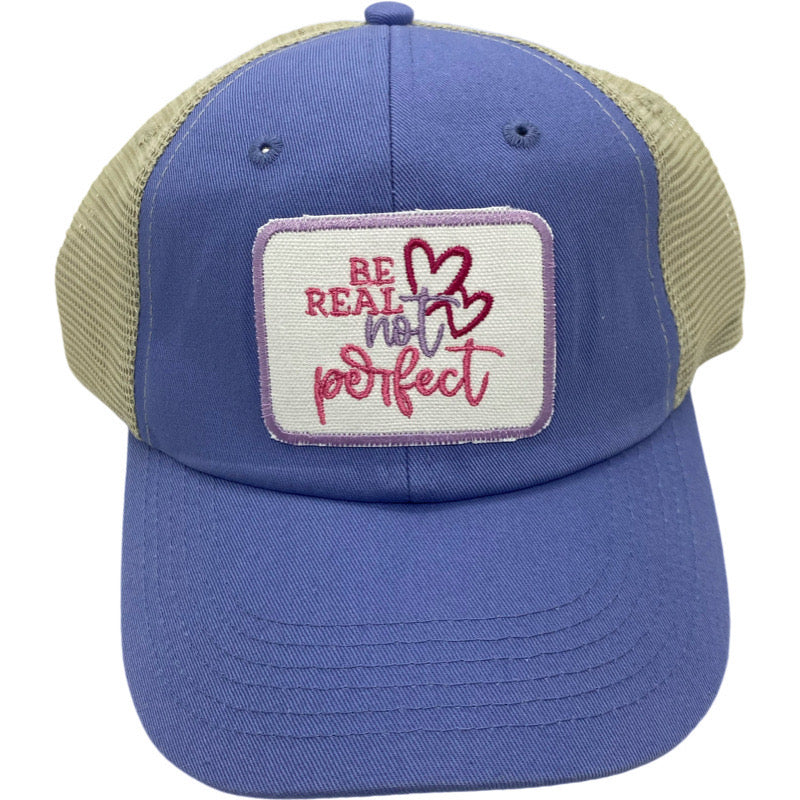 Embroidered Hat-Be Real Not Perfect