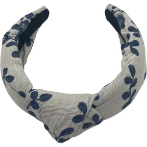 Blue Flower Headband