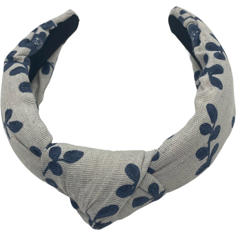 Blue Flower Headband