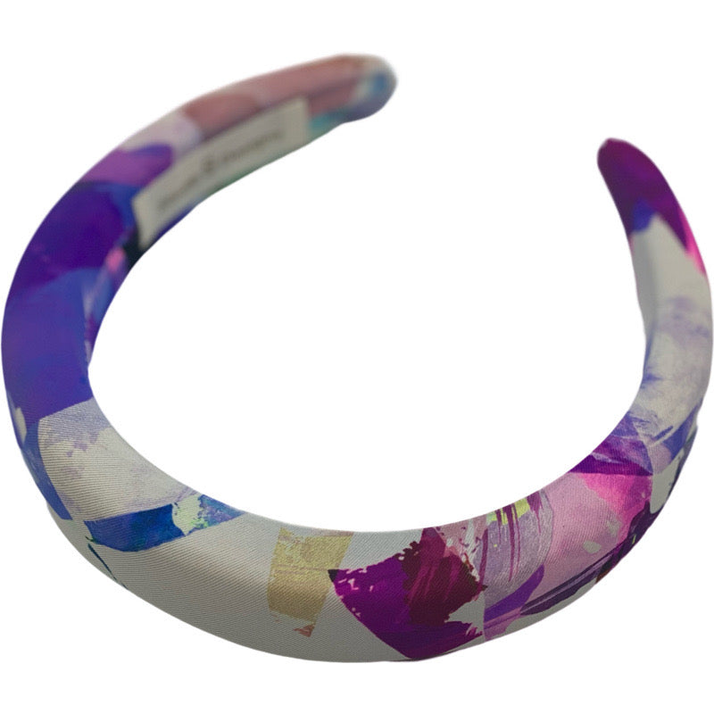 Blue Yellow Pink Headband