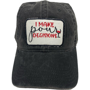 Embroidered Hat-Decisions
