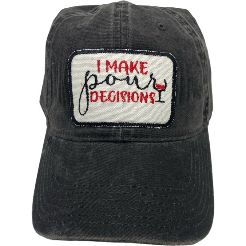 Embroidered Hat-Decisions