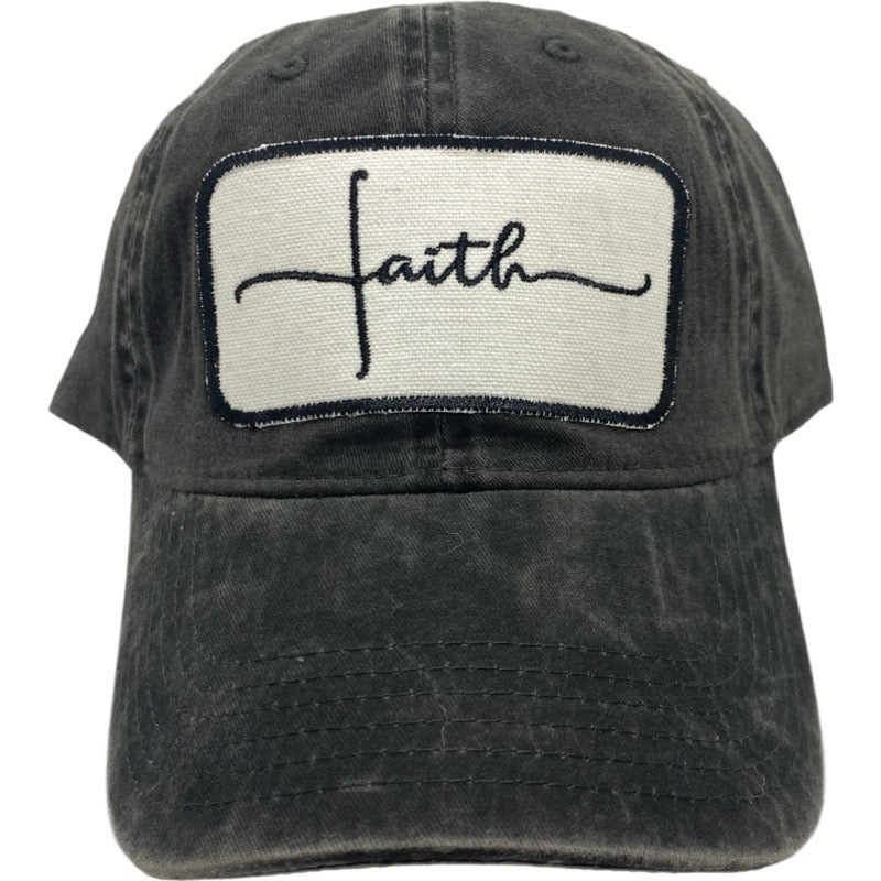 Embroidered Hat-Faith