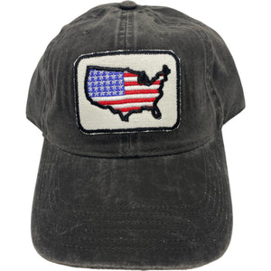 Embroidered Hat-Flag