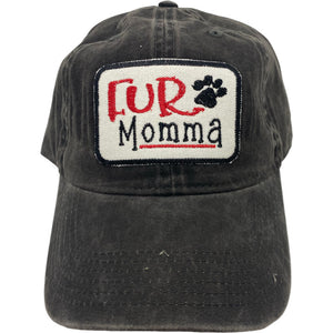 Embroidered Hat-Fur Momma