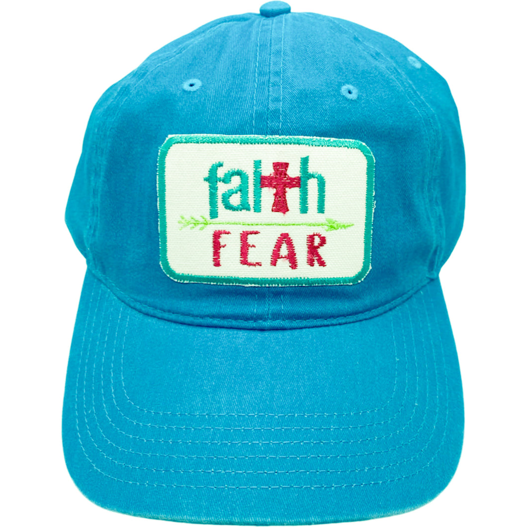 Embroidered Hat-Faith Fear