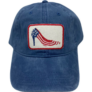 Embroidered Hat-Patriotic High Heel