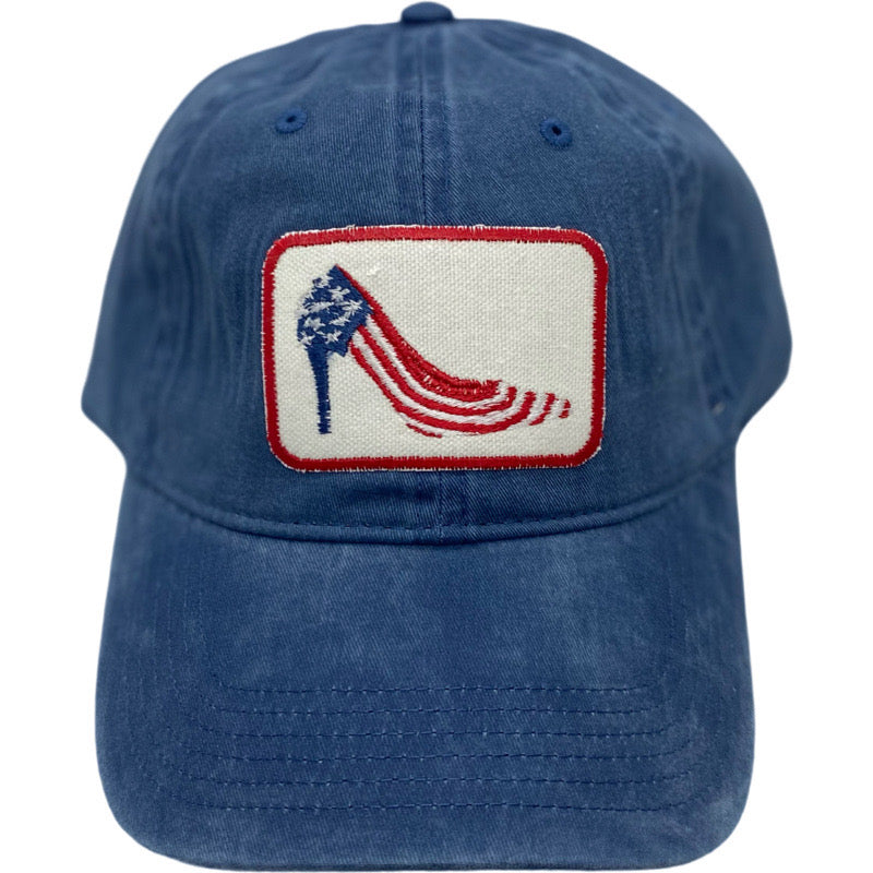 Embroidered Hat-Patriotic High Heel