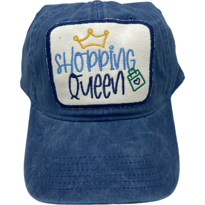 Embroidered Hat-Shopping Queen