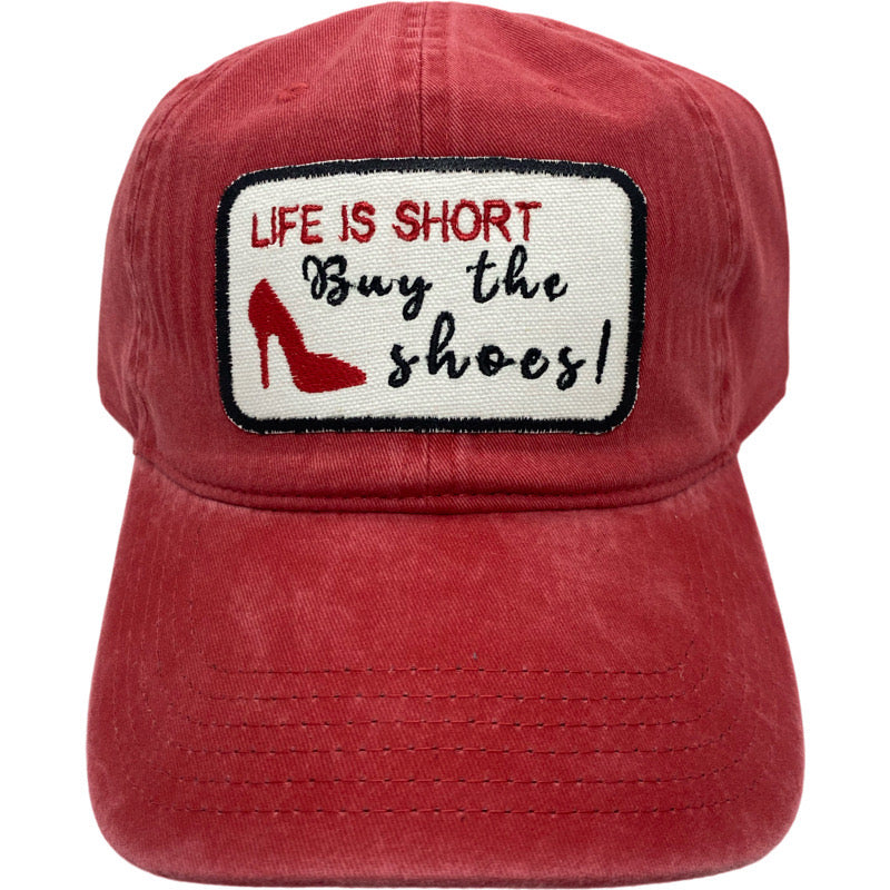 Embroidered Hat-Buy the Shoes
